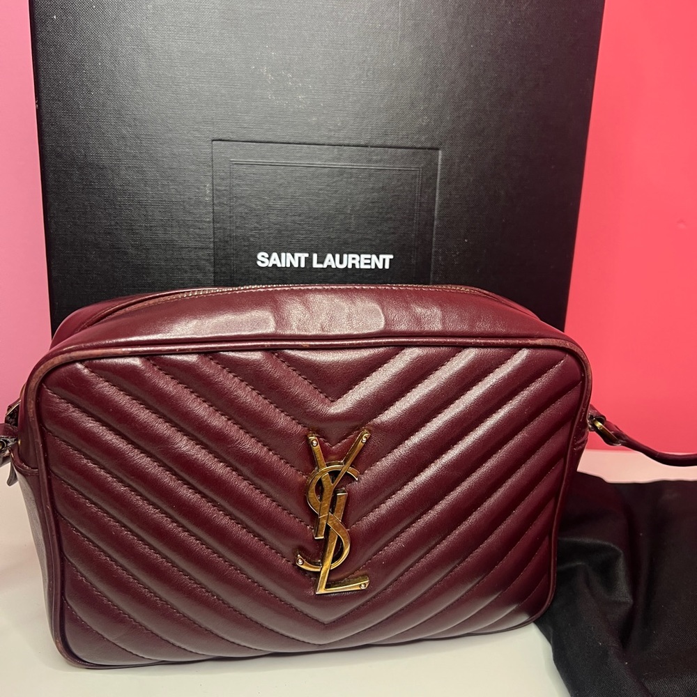 Yves Saint Laurent Lou Camera Bag in Quilted Leather